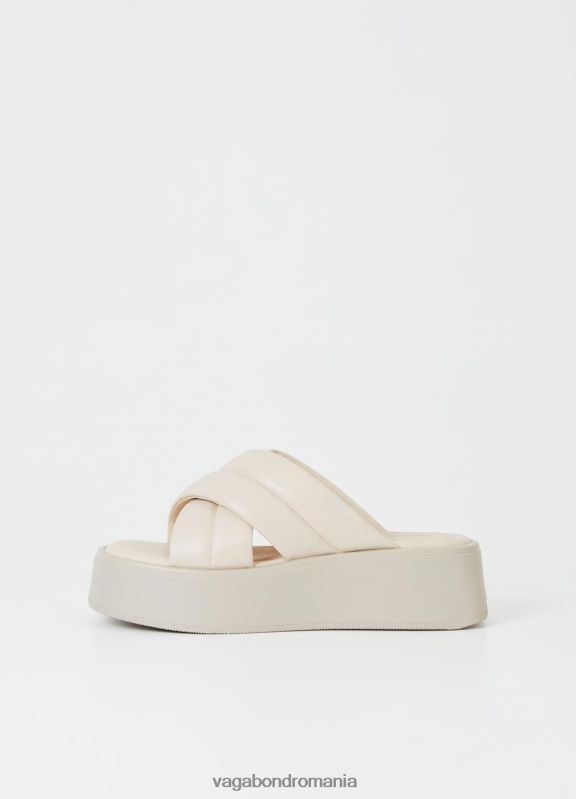 încălţăminte piele de culoare albă femei 60R6B60 Vagabond sandale Courtney