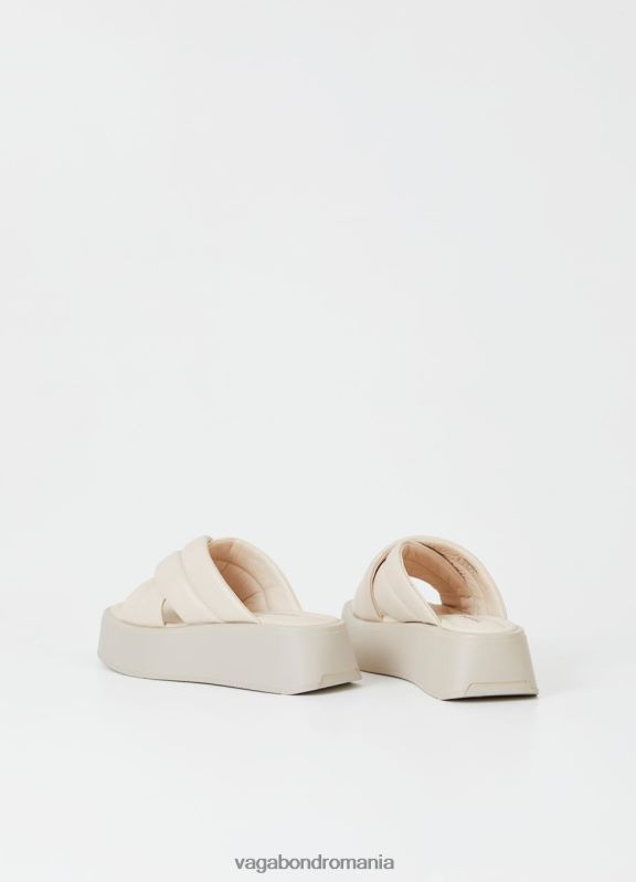 încălţăminte piele de culoare albă femei 60R6B60 Vagabond sandale Courtney