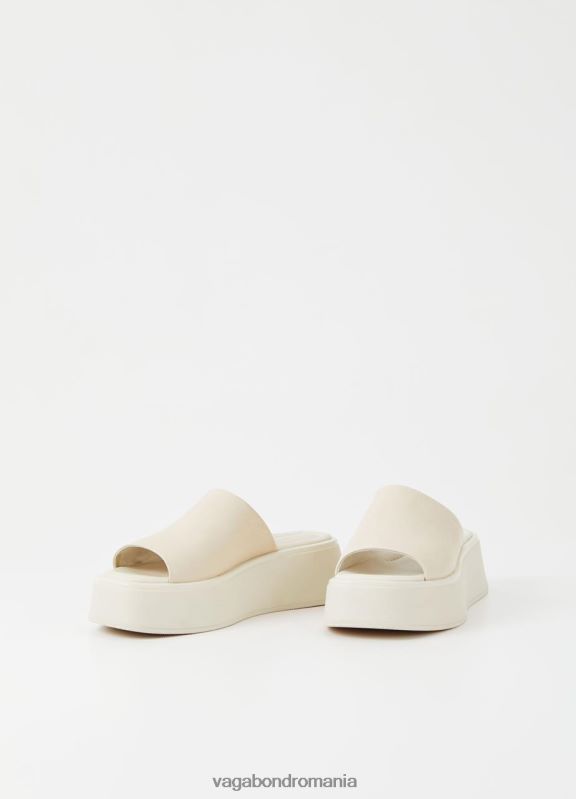 încălţăminte piele de culoare albă femei 60R6B64 Vagabond sandale Courtney