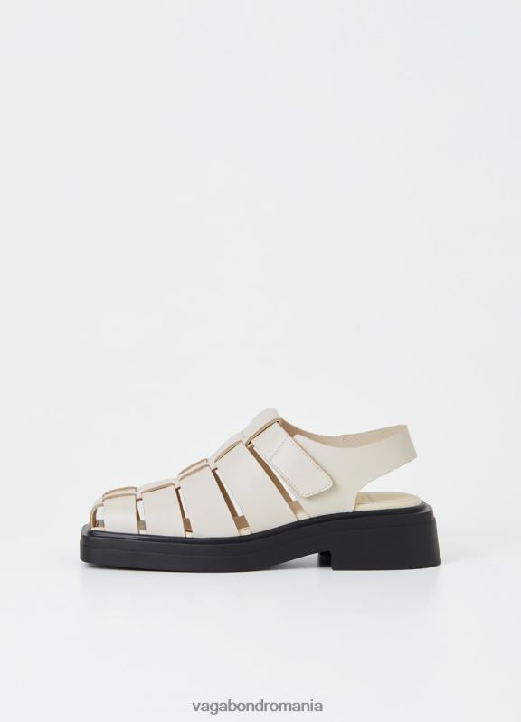 încălţăminte piele de culoare albă femei 60R6B73 Vagabond sandale eyra