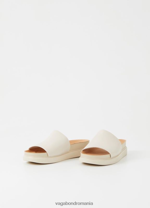 încălţăminte piele de culoare albă femei 60R6B81 Vagabond sandale erin
