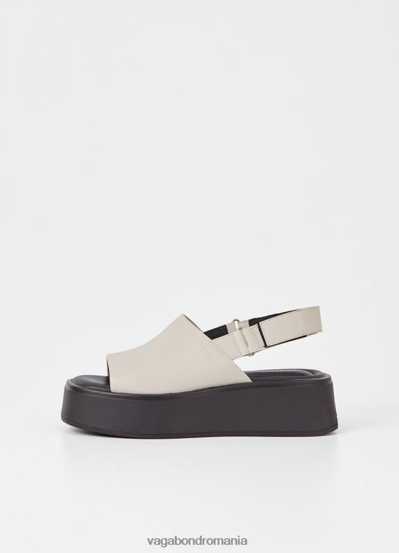 încălţăminte piele de culoare albă femei 60R6B84 Vagabond sandale Courtney