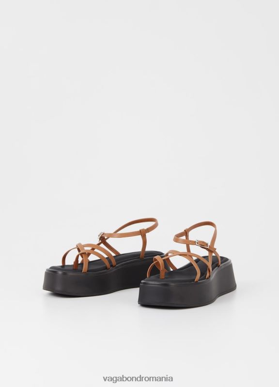 încălţăminte piele maro femei 60R6B21 Vagabond sandale Courtney