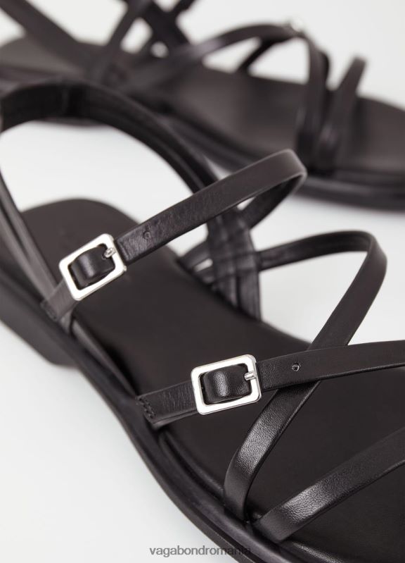 încălţăminte piele neagra femei 60R6B40 Vagabond sandale izzy