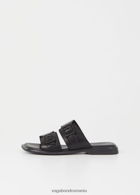 încălţăminte piele neagra femei 60R6B42 Vagabond sandale izzy