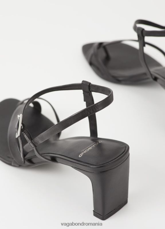 încălţăminte piele neagra femei 60R6B50 Vagabond sandale luisa