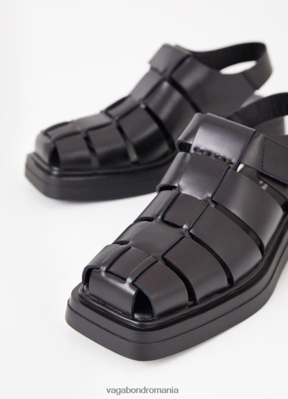 încălţăminte piele neagra femei 60R6B74 Vagabond sandale eyra