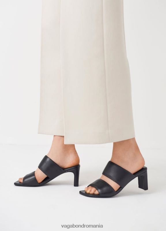 încălţăminte piele neagra femei 60R6B75 Vagabond sandale luisa
