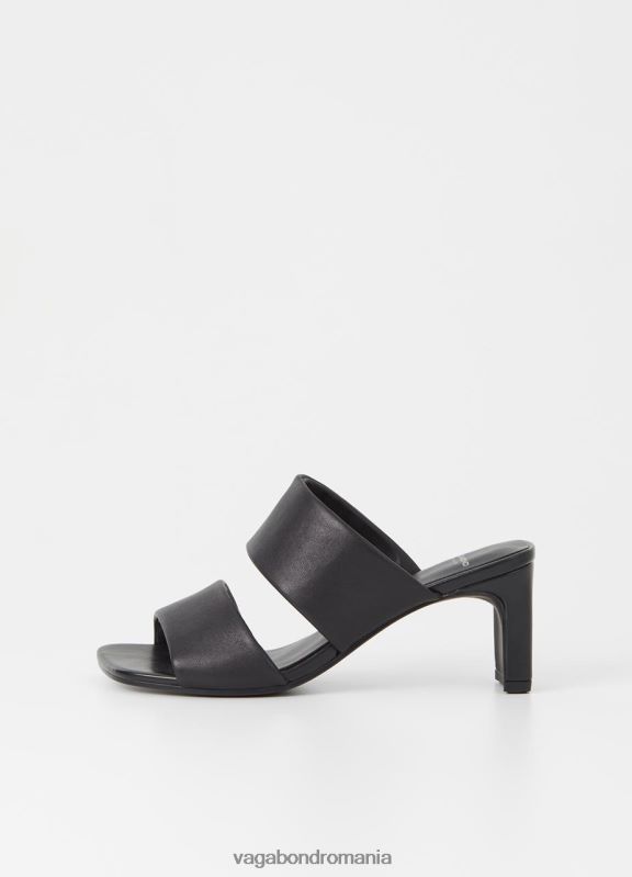 încălţăminte piele neagra femei 60R6B75 Vagabond sandale luisa