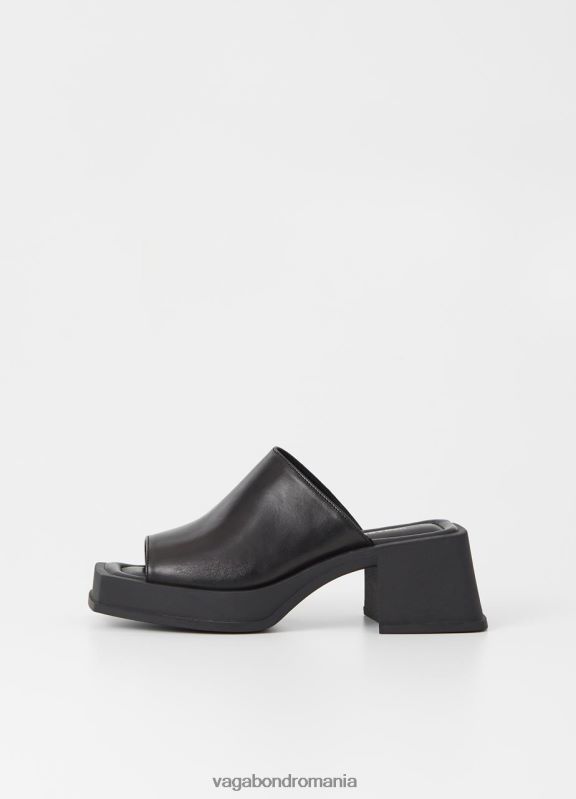 încălţăminte piele neagra femei 60R6B76 Vagabond sandale hennie