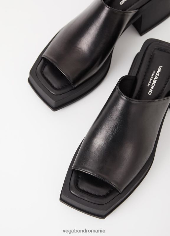 încălţăminte piele neagra femei 60R6B76 Vagabond sandale hennie