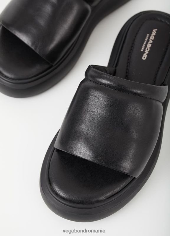încălţăminte piele neagra femei 60R6B83 Vagabond sandale blenda
