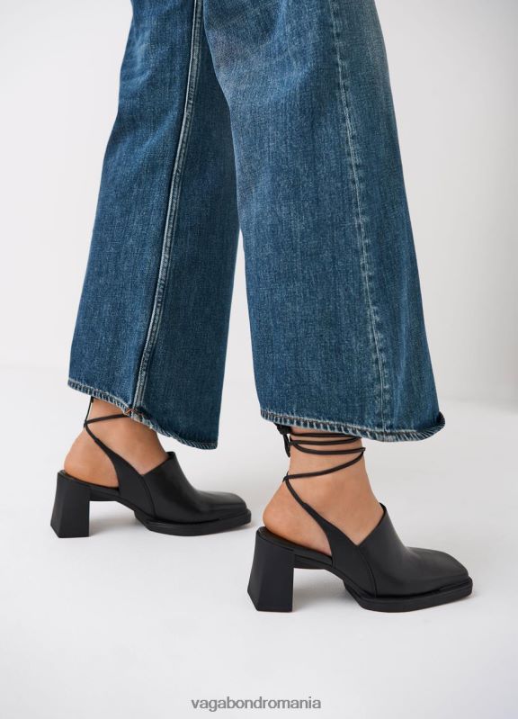 încălţăminte piele neagra femei 60R6B89 Vagabond sandale edwina