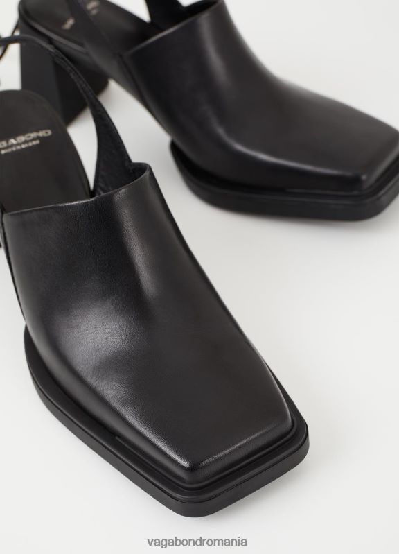 încălţăminte piele neagra femei 60R6B89 Vagabond sandale edwina