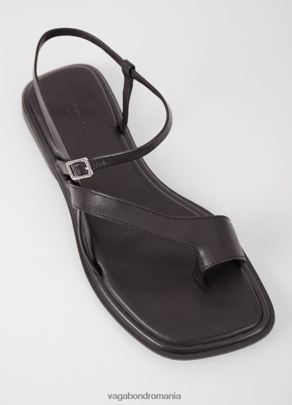 încălţăminte piele neagra femei 60R6B91 Vagabond sandale izzy