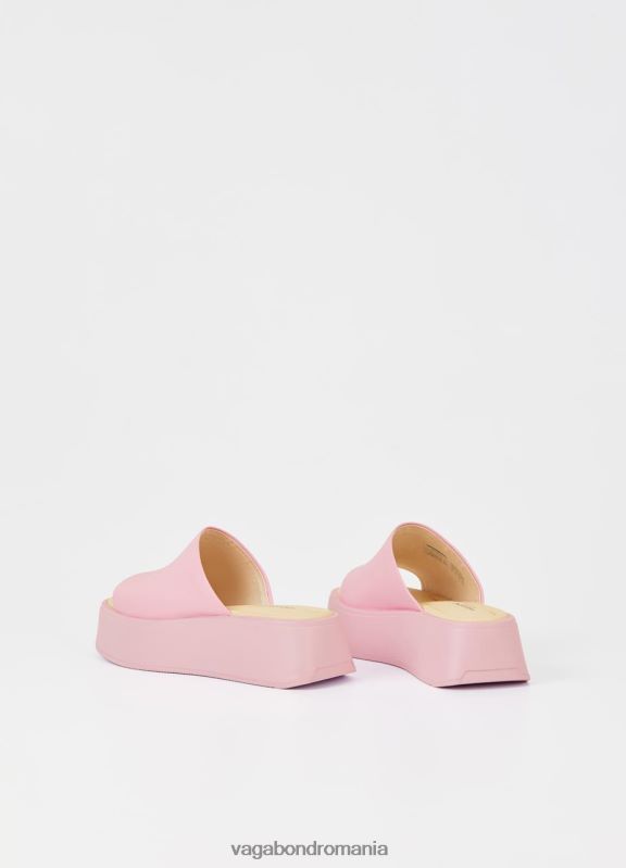 încălţăminte piele roz femei 60R6B65 Vagabond sandale Courtney