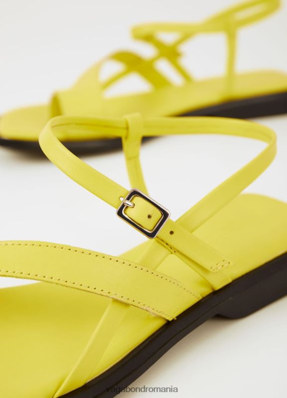 încălţăminte piele verde deschis femei 60R6B54 Vagabond sandale izzy