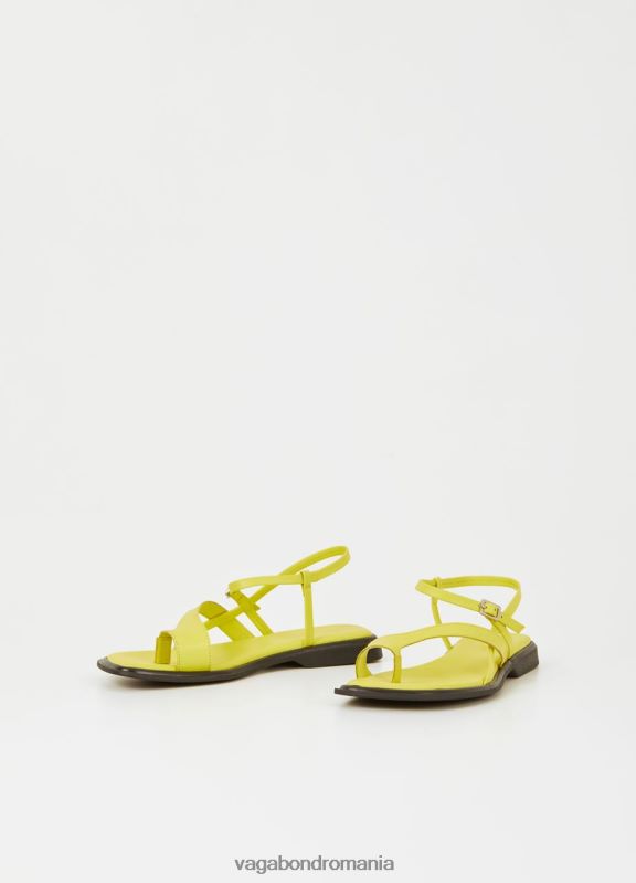 încălţăminte piele verde deschis femei 60R6B54 Vagabond sandale izzy