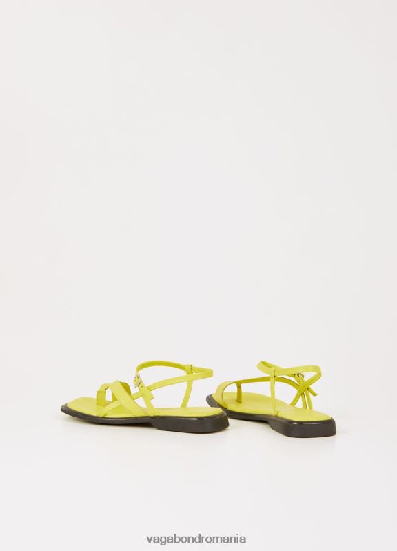 încălţăminte piele verde deschis femei 60R6B54 Vagabond sandale izzy