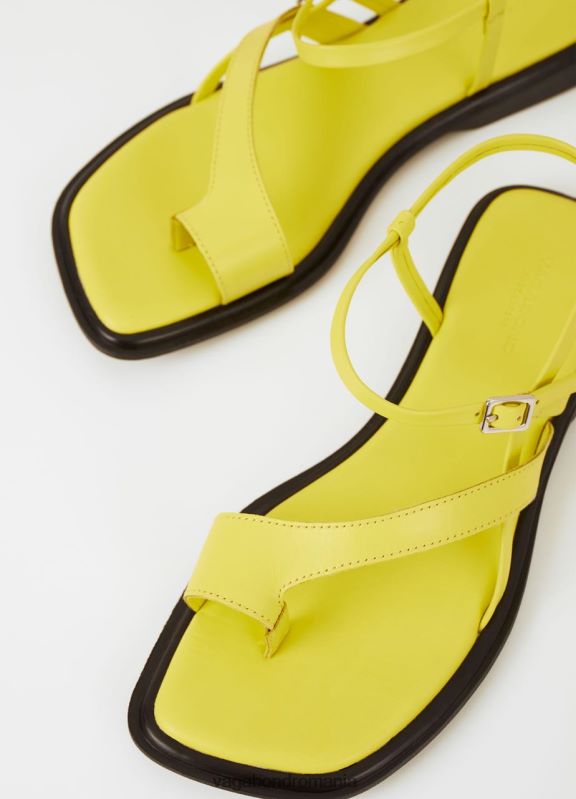 încălţăminte piele verde deschis femei 60R6B54 Vagabond sandale izzy